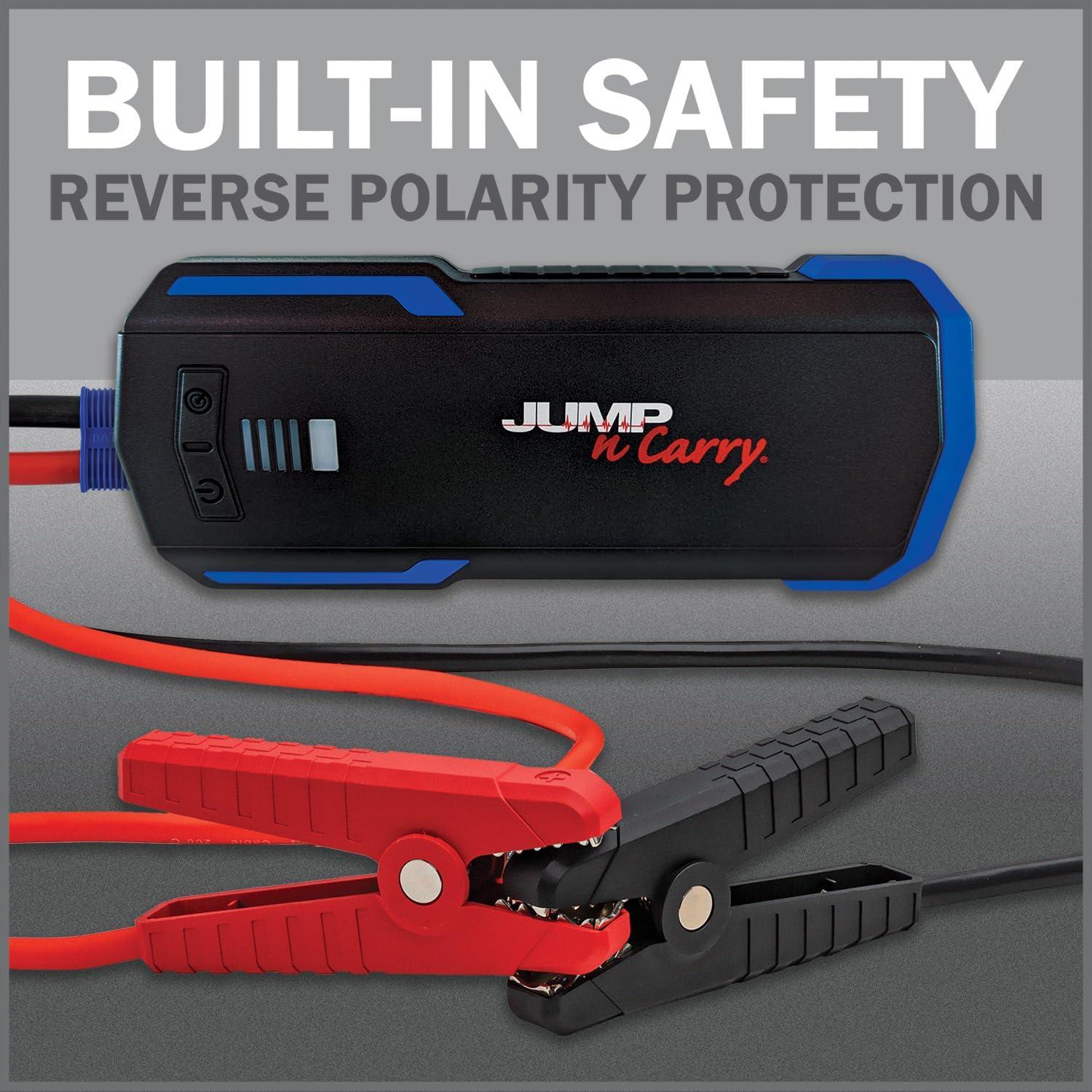 imageClore Automotive JNC325 JumpNCarry 2000A 12 Volt Jump Starter for up to 80L Gasoline and 60L Diesel Engines3000A