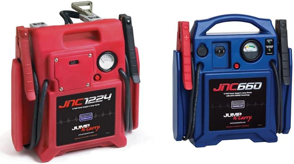 imageClore Automotive JumpNCarry JNC1224 34001700 Peak Amp 1224V Jump Starter3400 Amp 1224V