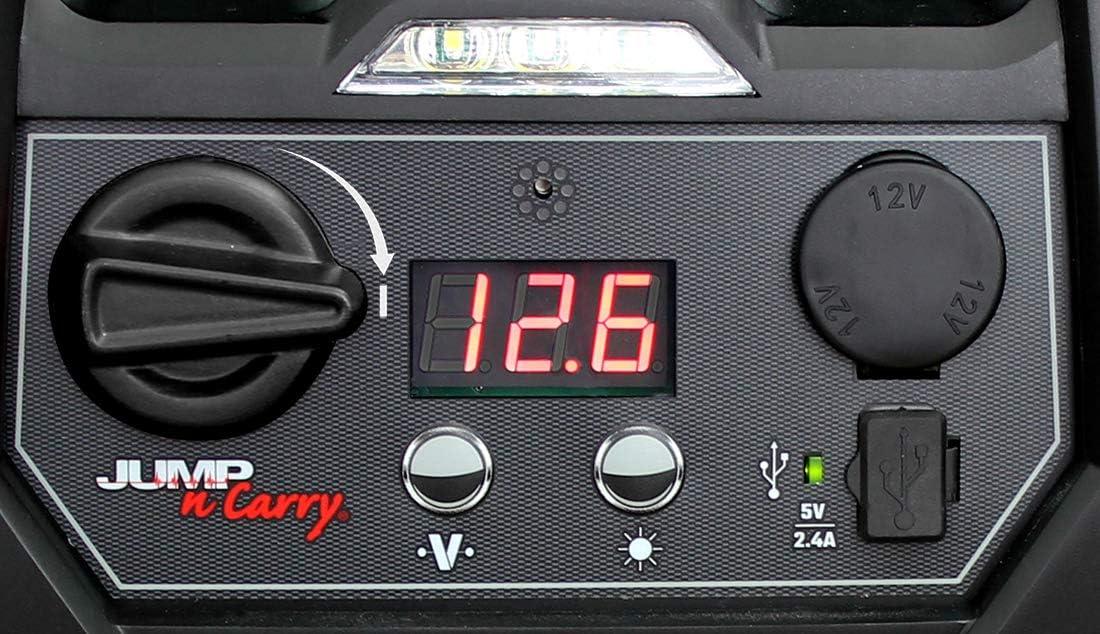 imageClore Automotive JumpNCarry JNC550A 1100 Peak Amp Jump Starter with Air Compressor  Black
