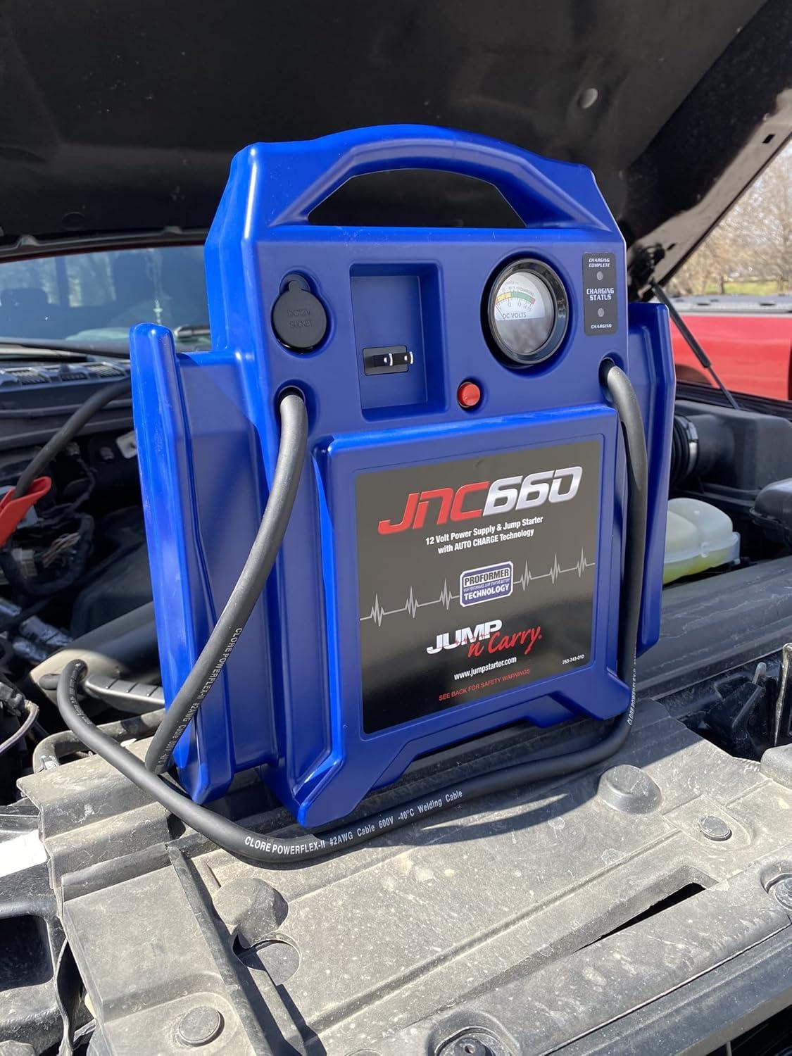 imageClore Automotive JumpNCarry JNC660 1700 Peak Amp 12 Volt Jump Starter  BlueJump Starter