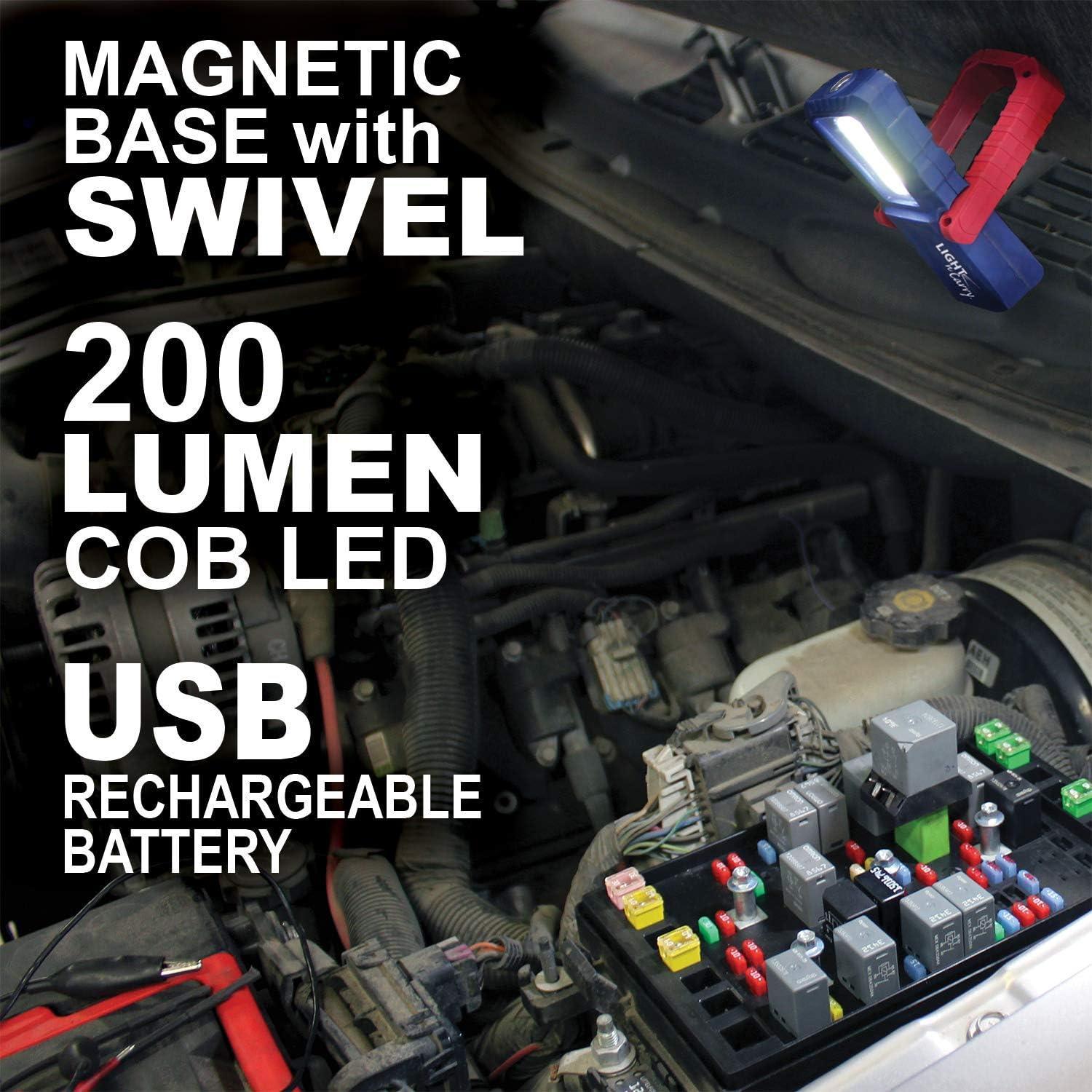 imageClore Automotive LightNCarry LNC1341 Rechargeable COB LED Work Light  300 Lumen200 Lumen