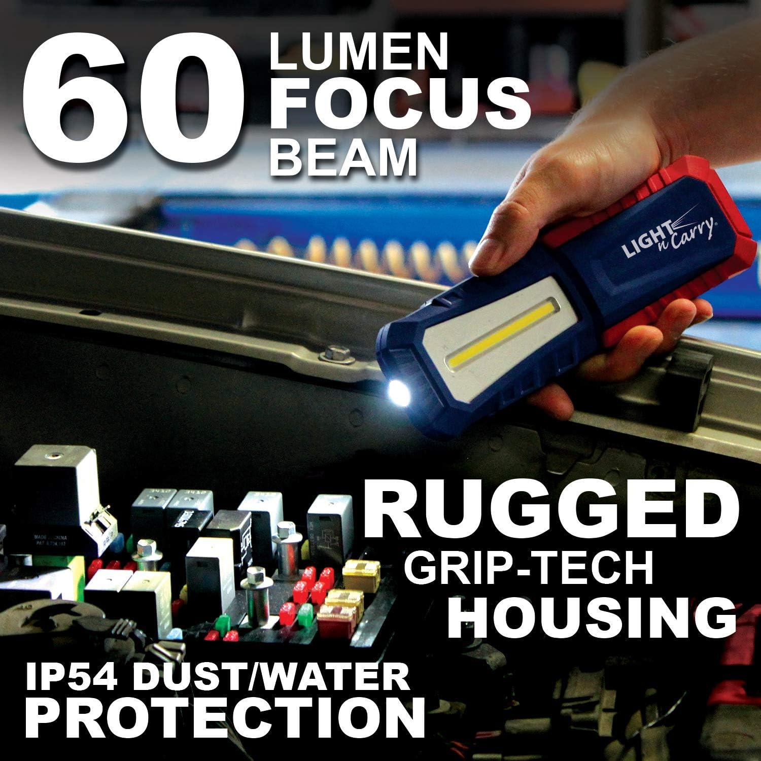 imageClore Automotive LightNCarry LNC1341 Rechargeable COB LED Work Light  300 Lumen500 Lumen