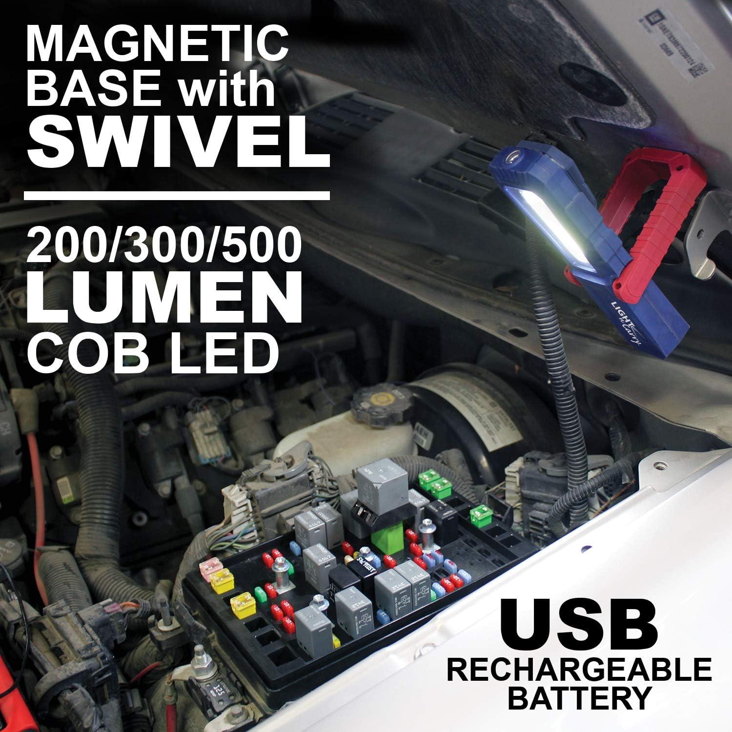 imageClore Automotive LightNCarry LNC1341 Rechargeable COB LED Work Light  300 Lumen500 Lumen