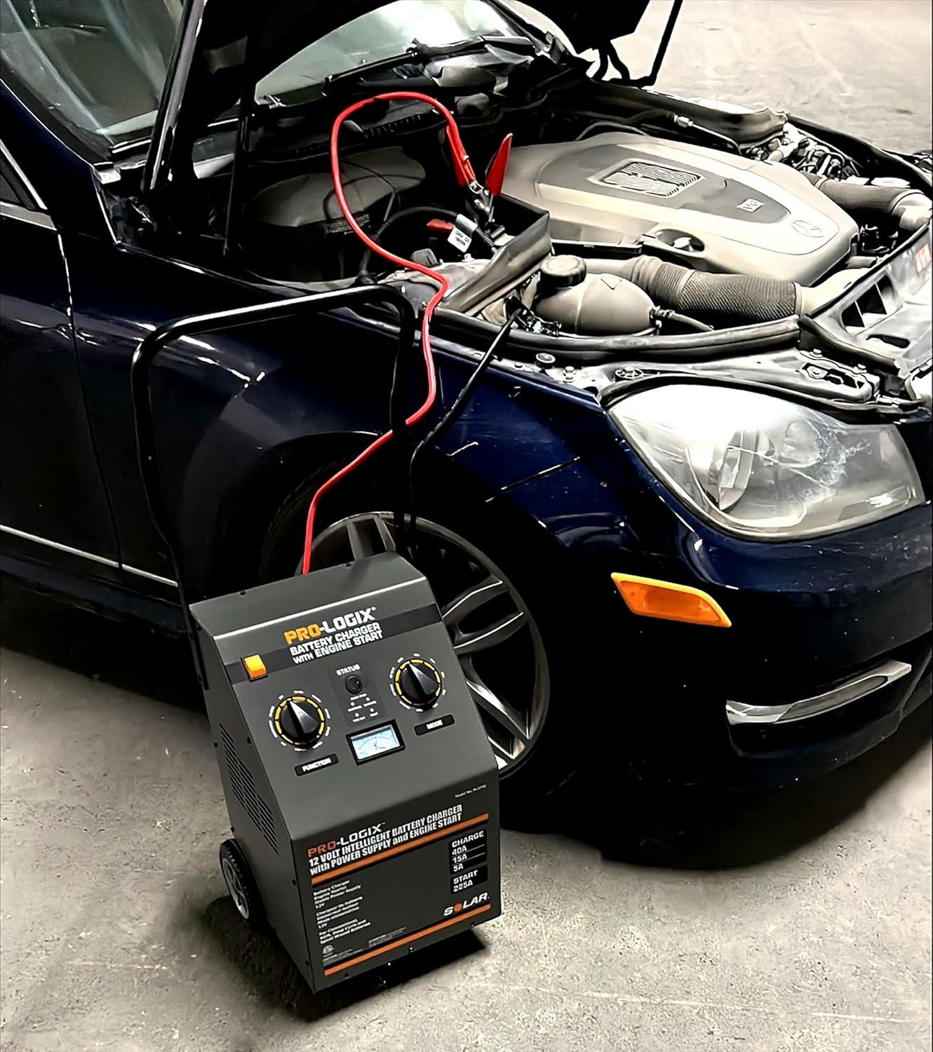 imageClore Automotive PL3740 12 Volt Intelligent Wheel Charger with Power Supply and Engine Start