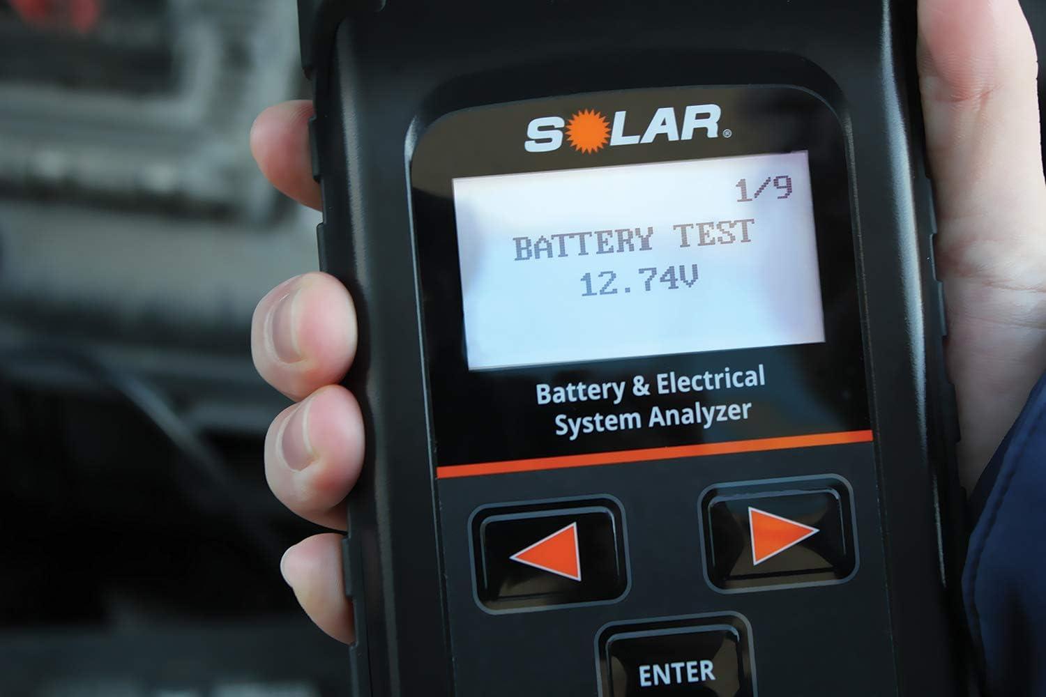 imageClore Automotive SOLAR BA327 202000 CCA Electronic Battery and System Tester with Printer One Size FactoryBA227