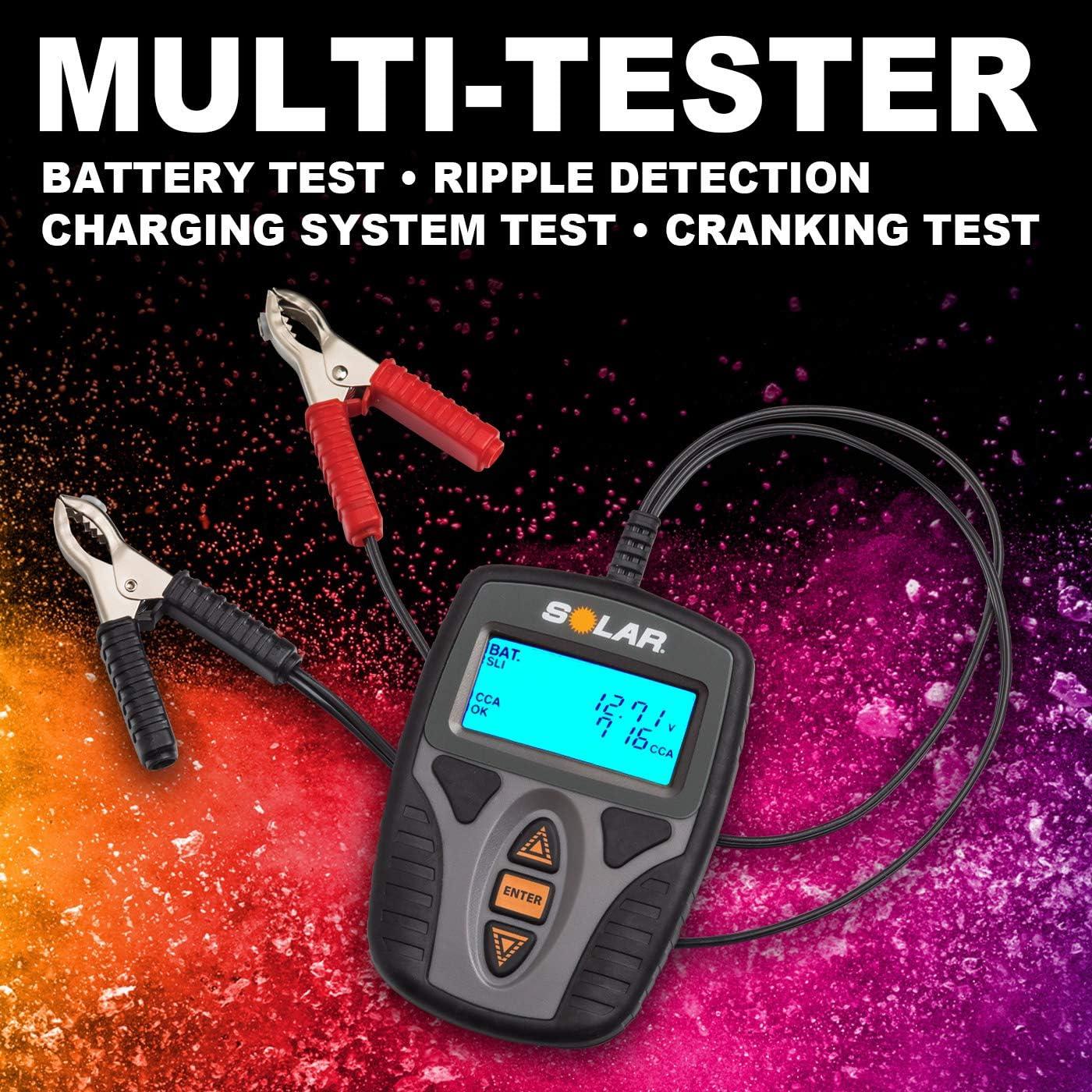 imageClore Automotive SOLAR Digital 12V Battery and System TesterBattery  System Tester