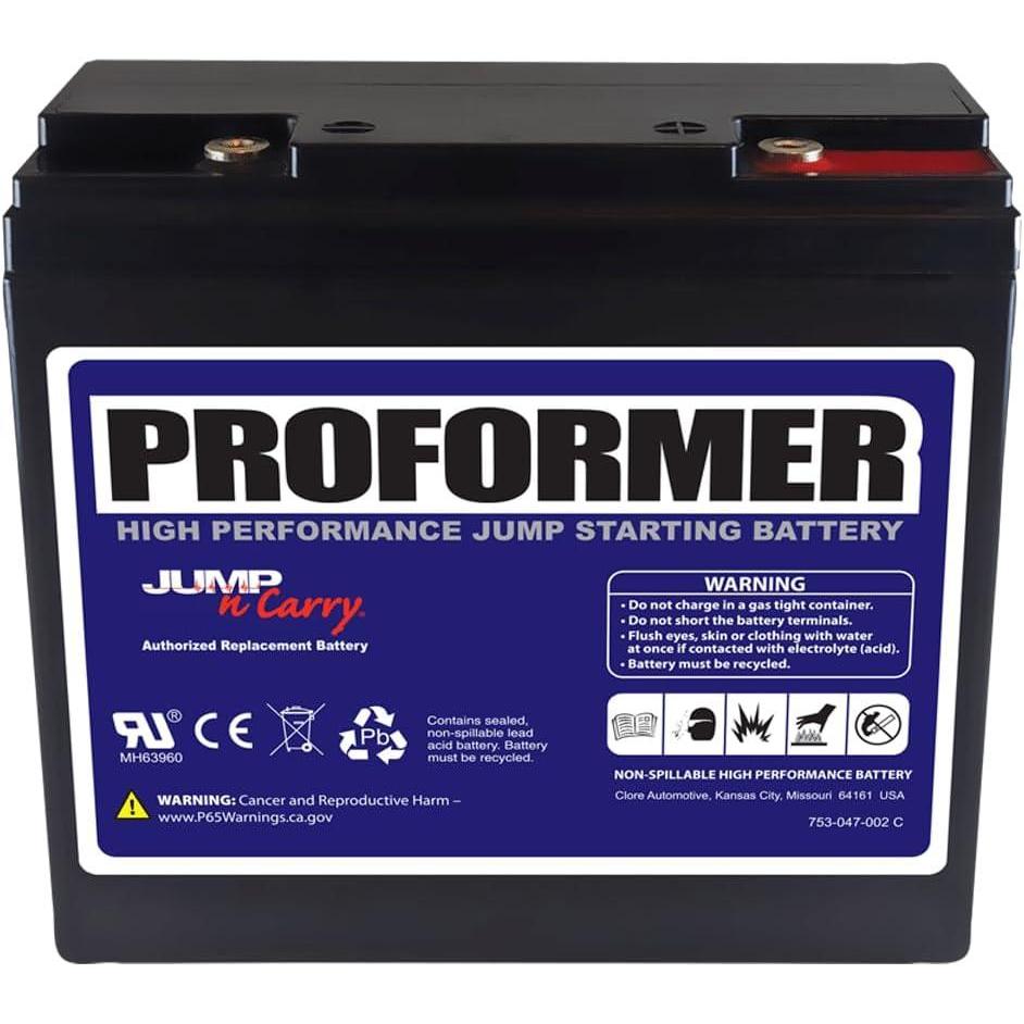 imageClore Automotive JumpNCarry JNC105 Replacement Battery for JNC660 JNCAIR JNC770  OE Official Replacement