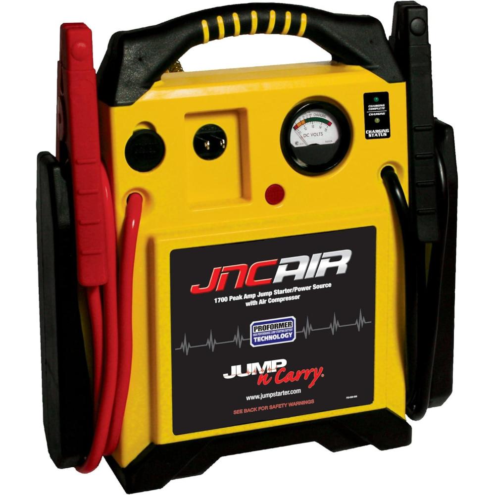 imageClore Automotive JumpNCarry JNCAIR 1700 Peak Amp Jump Starter with Air Compressor