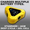 imageClore Automotive CHARGE IT 4520 12 Volt 20 Amp FullyAutomatic Smart Battery Charger Battery Maintainer and Desulfator Yellow