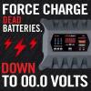 imageClore Automotive PL2410 10Amp FullyAutomatic Smart Charger 12V and 24V Battery Charger Battery Maintainer and Battery Desulfator with Temperature Compensation