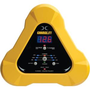 imageClore Automotive CHARGE IT 4520 12 Volt 20 Amp FullyAutomatic Smart Battery Charger Battery Maintainer and Desulfator Yellow